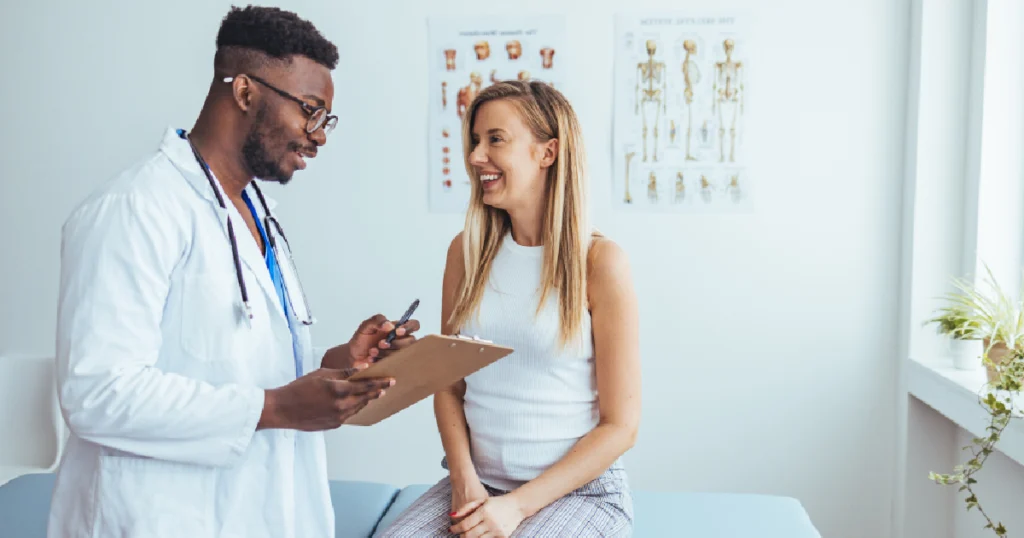 Doctor writing priscription Integrative Medicine in Texas